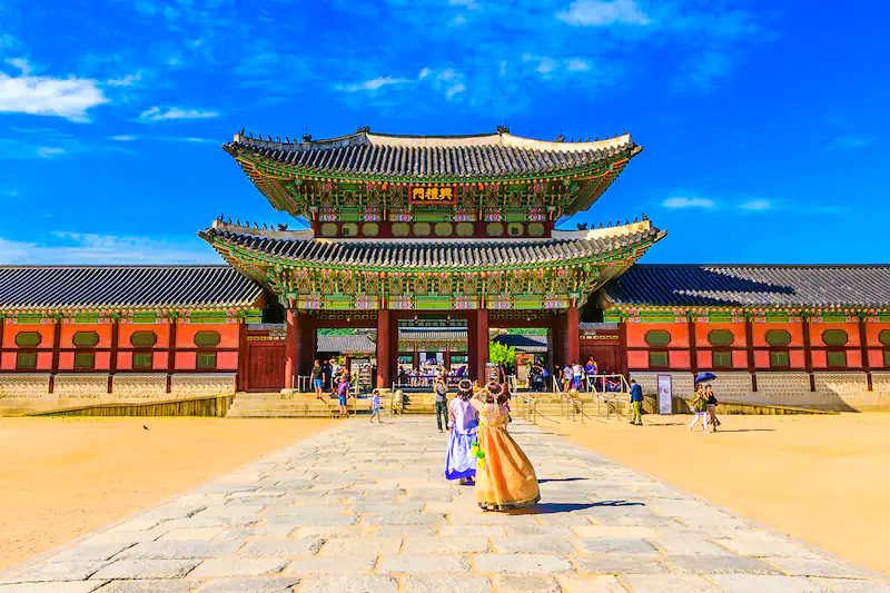 cung điện gyeongbokgung hàn quốc