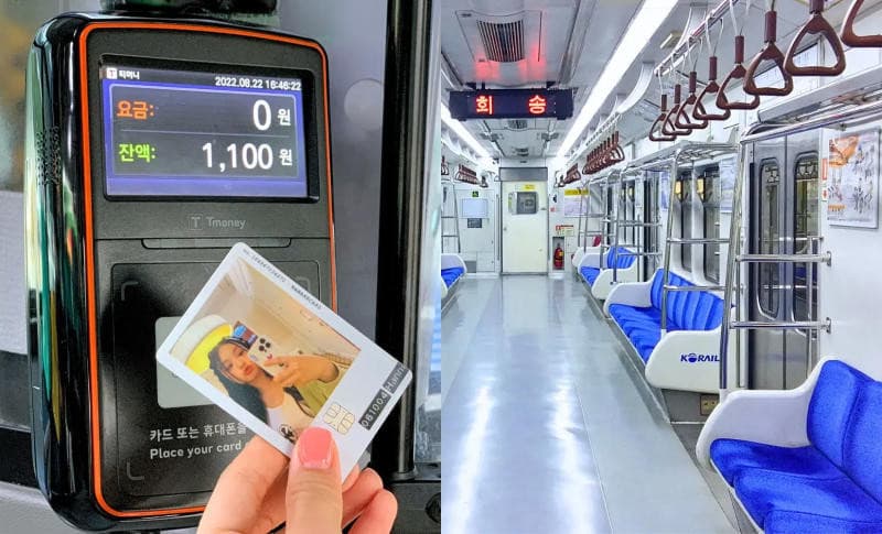 di chuyển bằng tàu điện