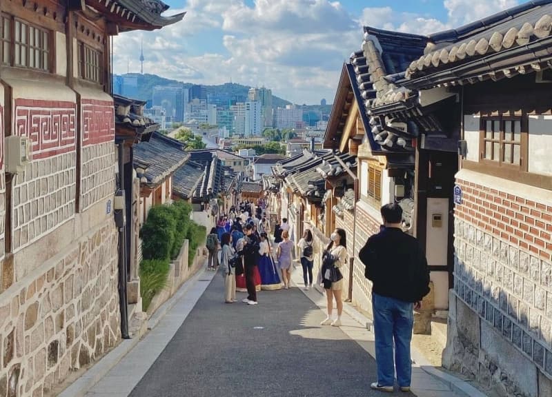 làng bukchon hanok