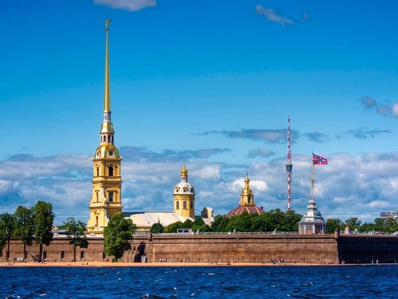Pháo đài Peter và Paul ở Saint Petersburg