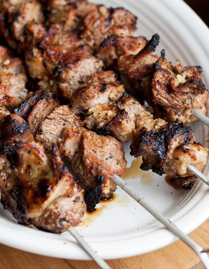 Thịt nướng Shashlik ở Saint Petersburg