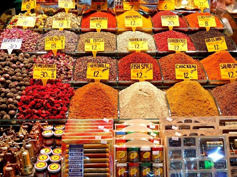 gia vị khô thổ nhĩ kỳ