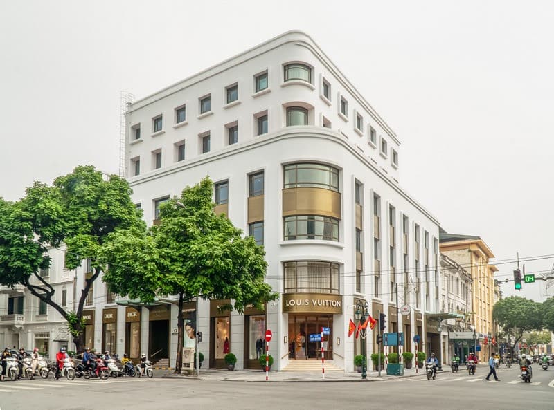 Khu hàng hiệu cao cấp ở Paris