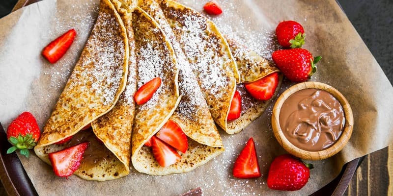 Bánh crepe ẩm thực Pháp