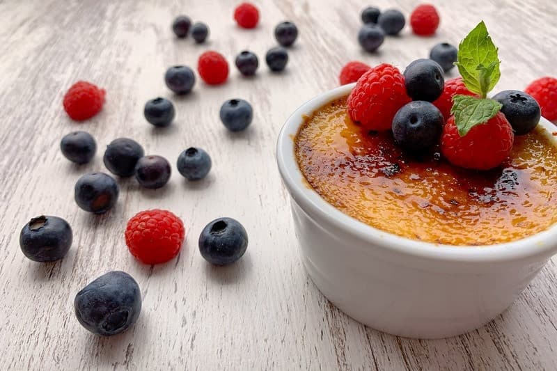 Creme Brulee ẩm thực Pháp