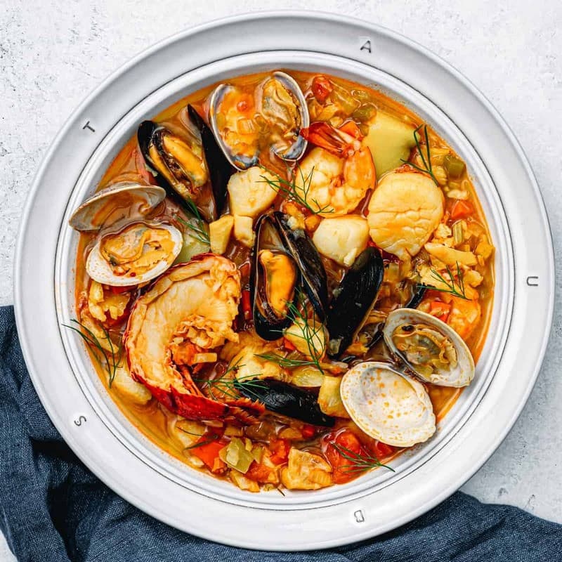Súp hải sản Bouillabaisse Pháp