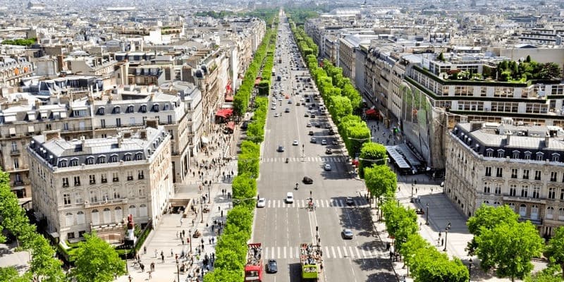 Đại lộ Champs Élysees Pháp