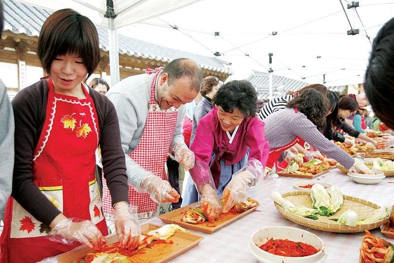 khóa học làm kim chi hàn quốc