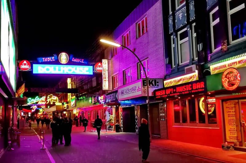 Phố đêm Reeperbahn - St. Pauli