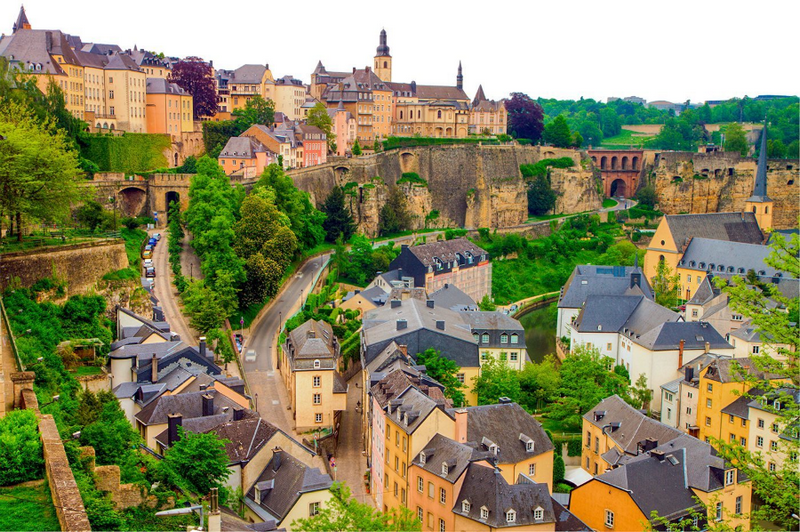 khu phố cổ luxembourg