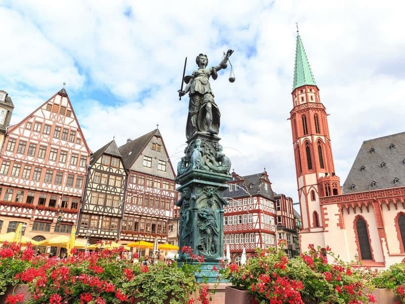 cảnh đẹp Frankfurt Đức 