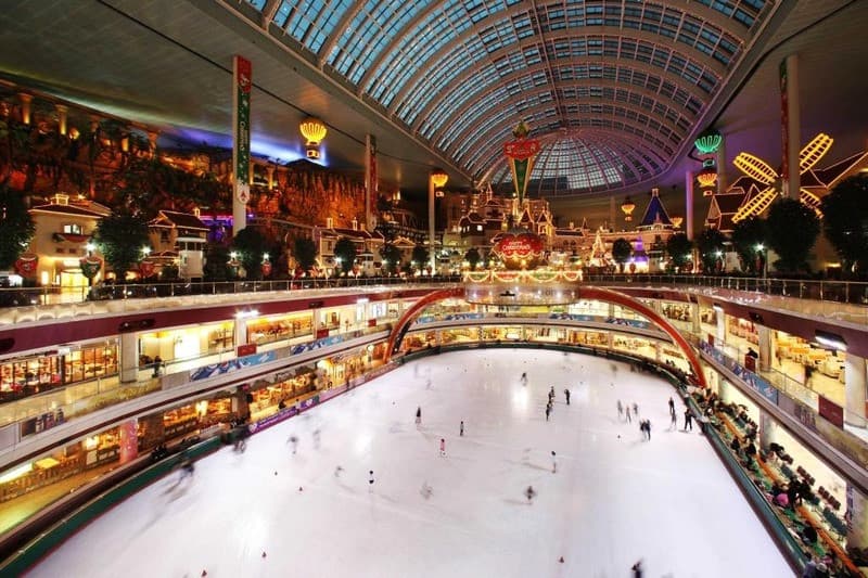 trượt băng ở lotte world hàn quốc