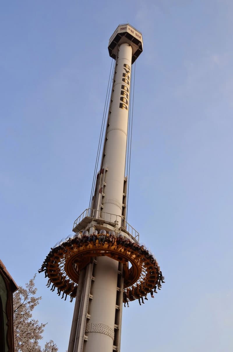 Gyro Drop ở lotte world hàn quốc