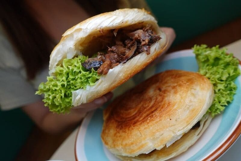 bánh hamburger tây an
