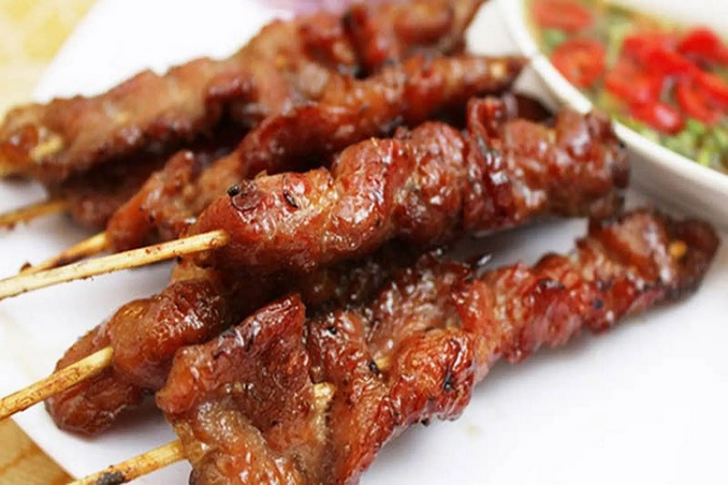 thịt xiên nướng tây an