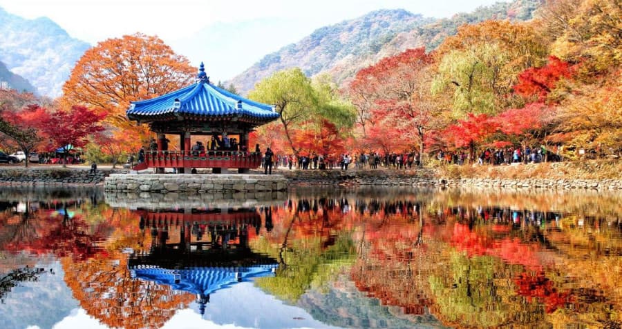 Vườn Quốc gia Naejangsan mùa thu
