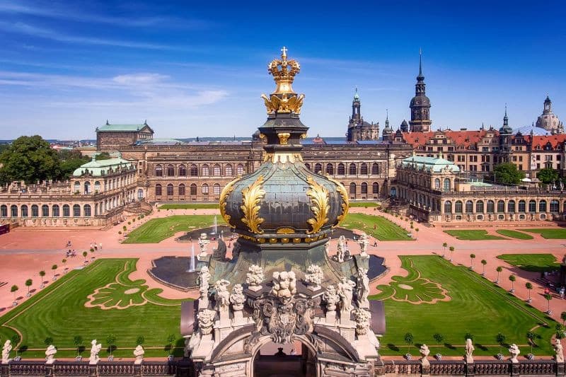 cung điện zwinger ở đức 
