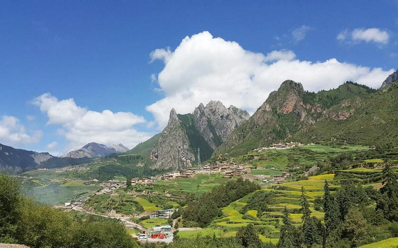 làng zhagana cam túc