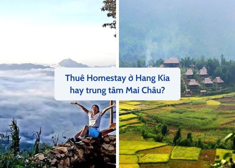 du lịch hang kia mai châu nên ở đâu?