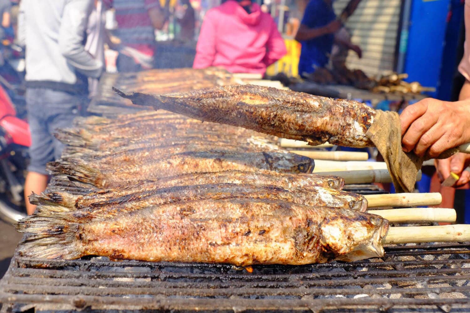 cá suối nướng mai châu