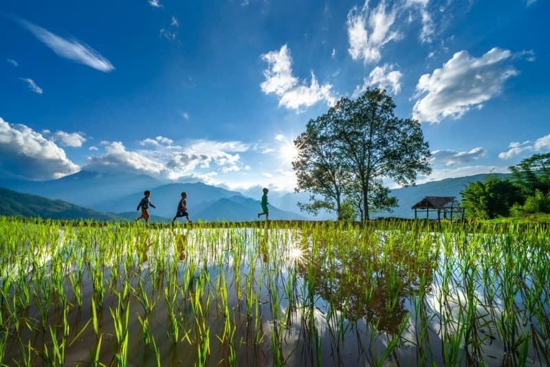 check in y tý mùa nước đổ