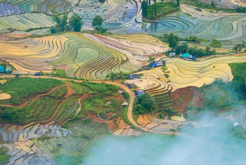 Mùa nước đổ Y Tý Lào Cai