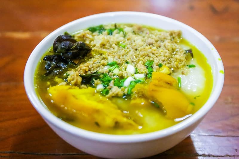Đặc sản Hoàng Su Phì cháo ấu tẩu