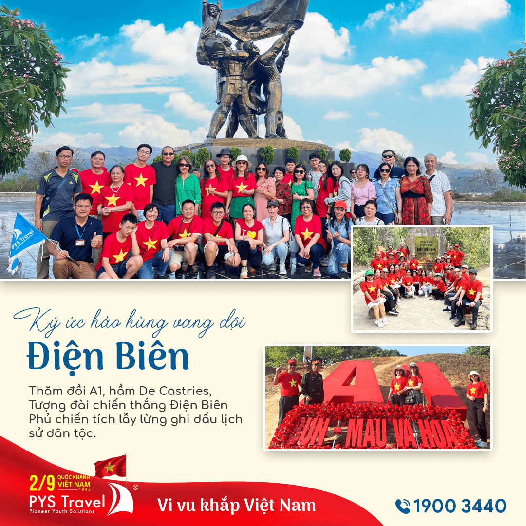 tour điện biên lễ 2/9