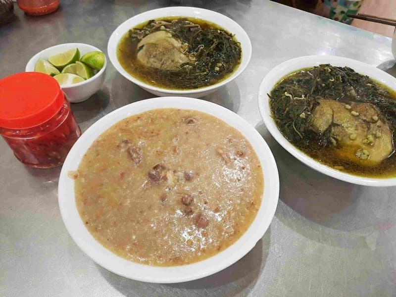 Cháo ẩu tẩu Hà Giang béo ngậy