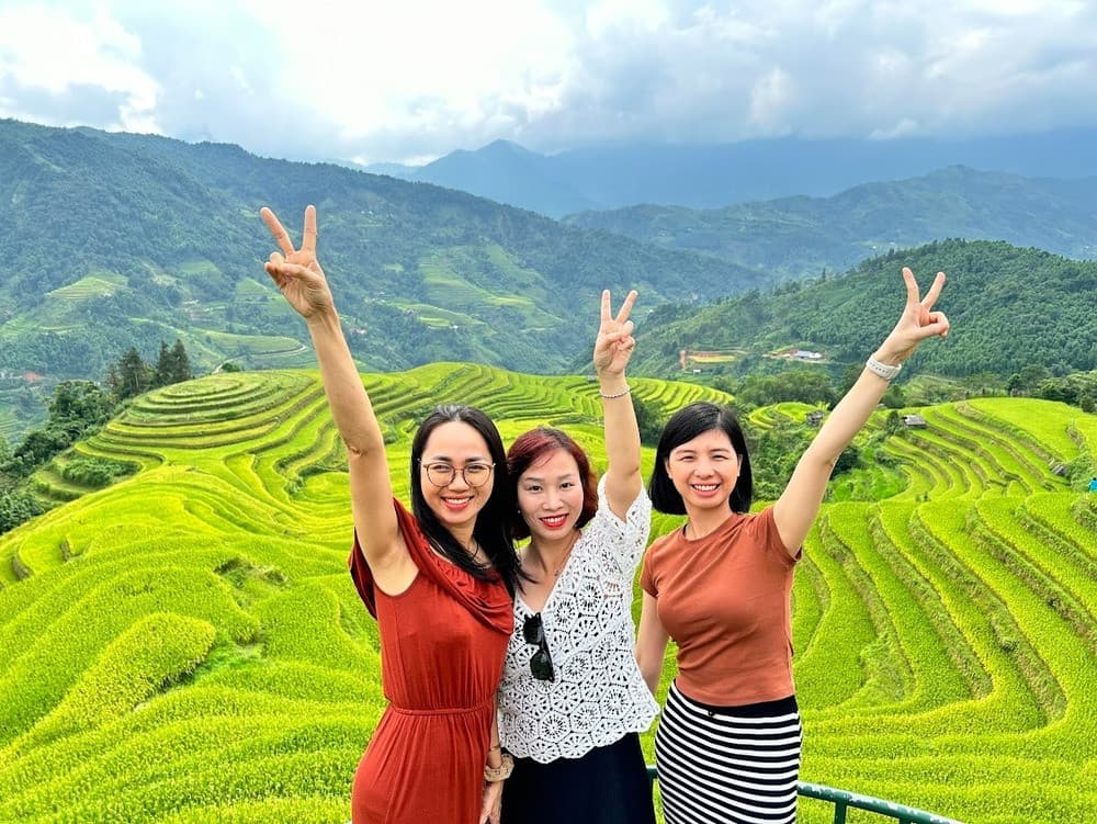 Mùa thu là mùa Hoàng Su Phì đón lượng khách đông nhất