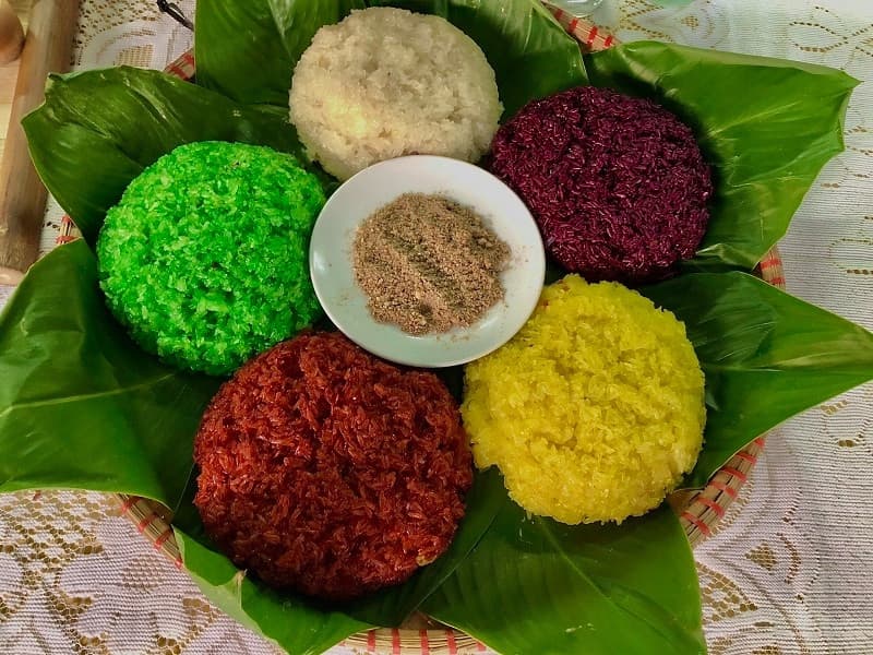 xôi ngũ sắc hà giang
