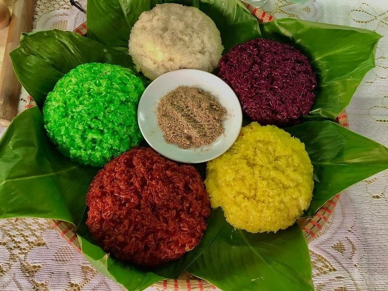 xôi ngũ sắc