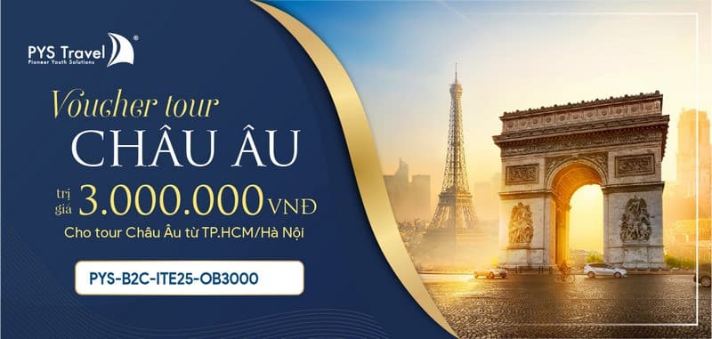 ưu đãi tour châu âu