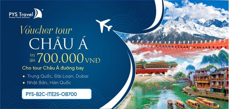 ưu đãi tour châu á