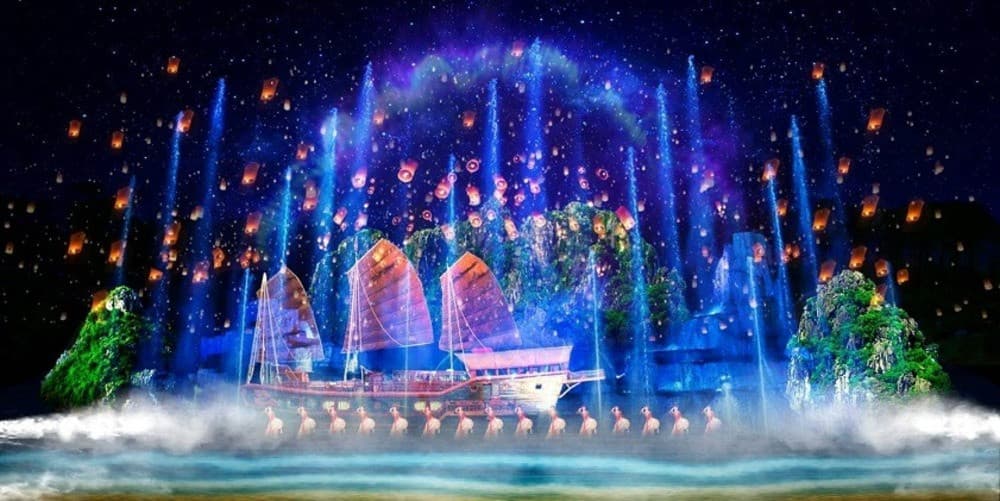 Độc đáo cung trình diễn nhạc nước Tuần Châu