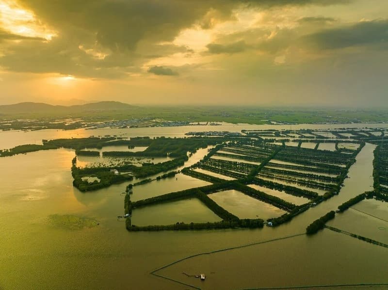 Đầm Thị Nại đẹp ngỡ ngàng