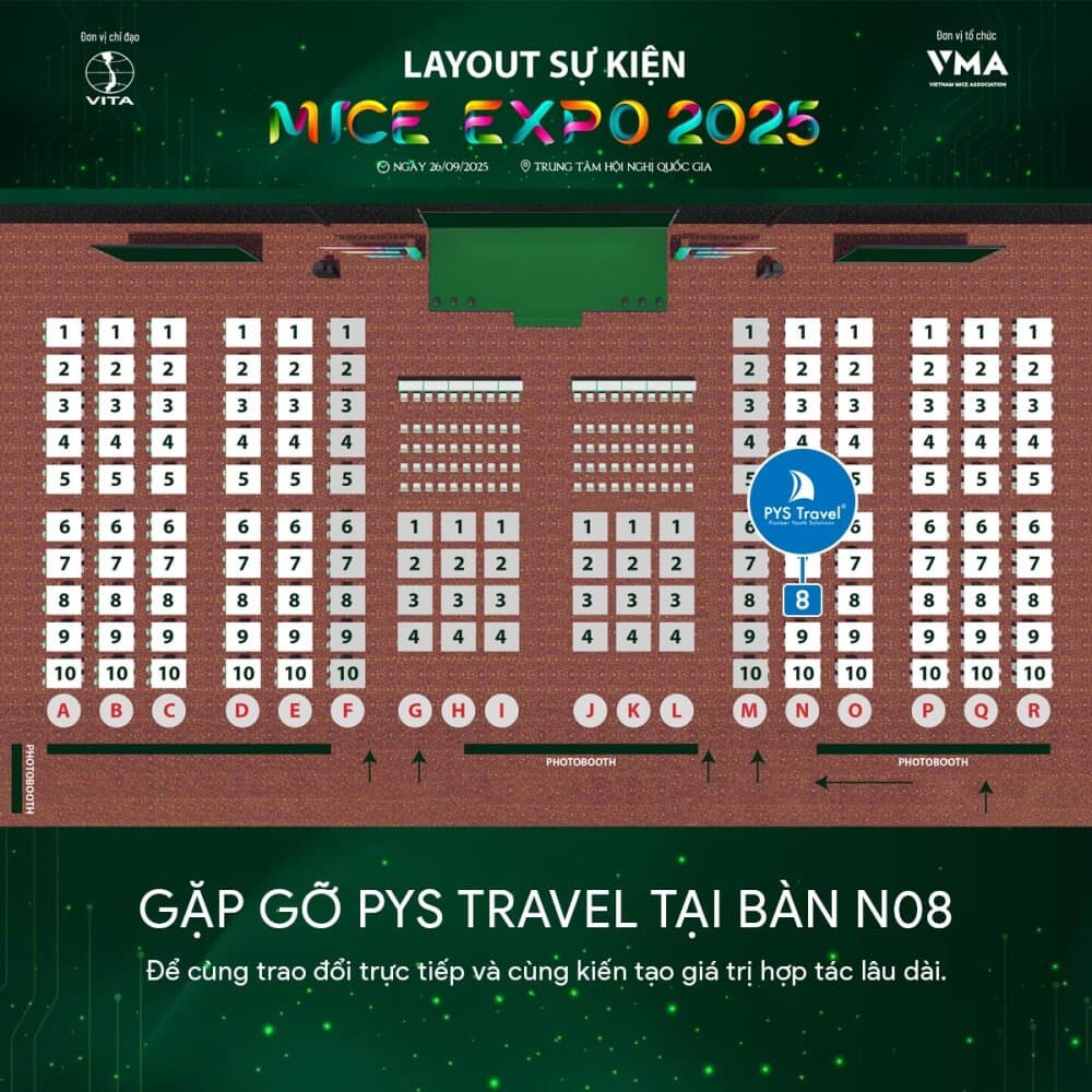 pys travel với gian hàng N8