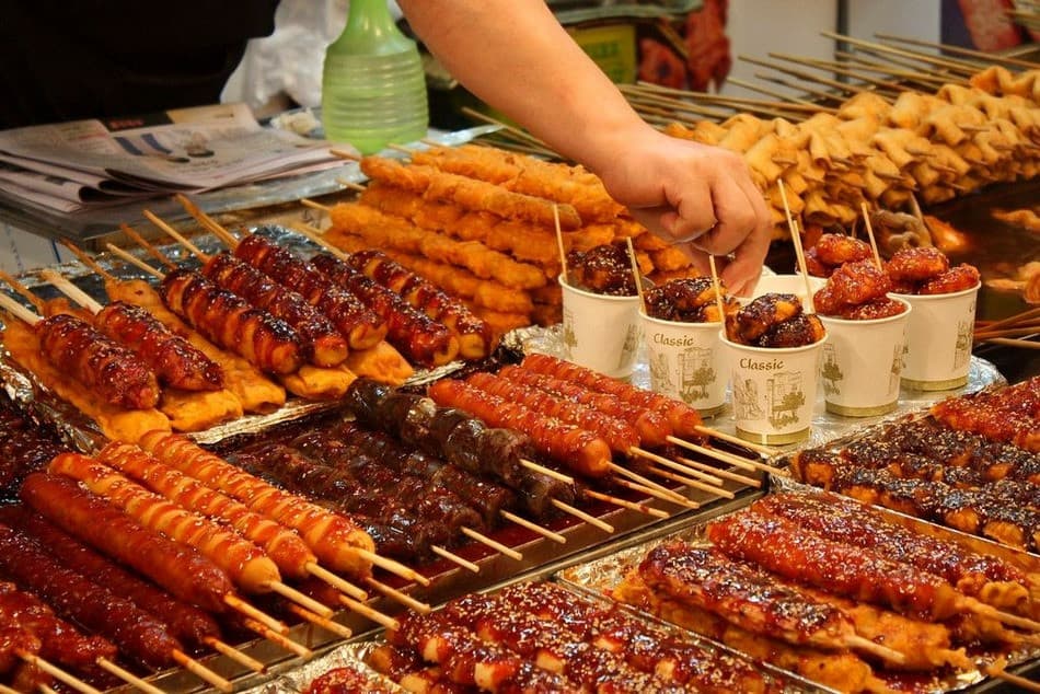 Xiên nướng phượng hoàng cổ trấn