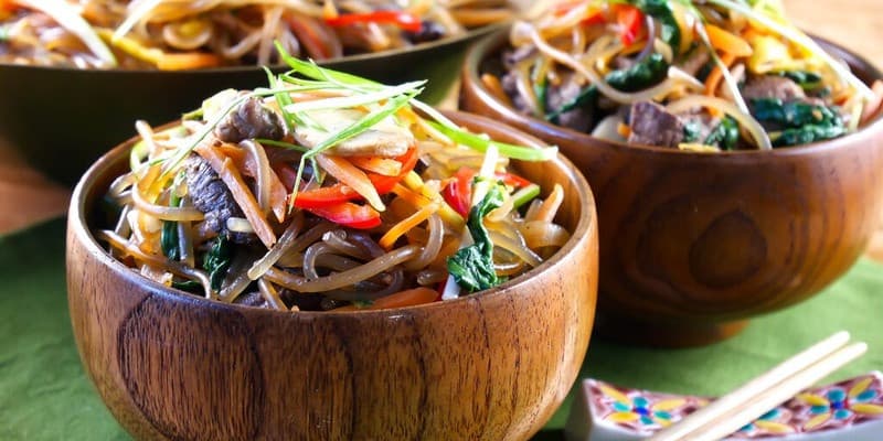 Miến trộn ngũ sắc may mắn