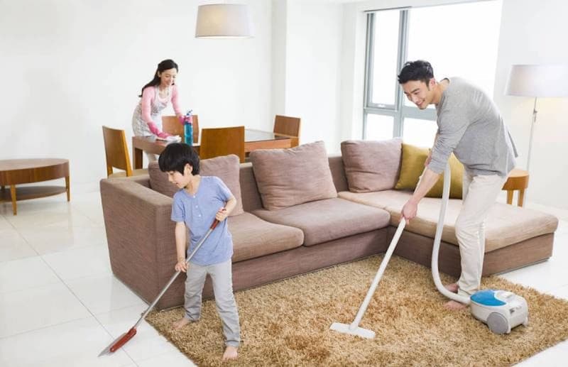 Không khí rộn ràng trong từng nếp nhà