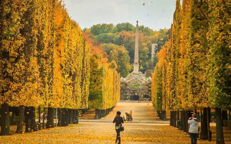 vienna mùa thu châu âu