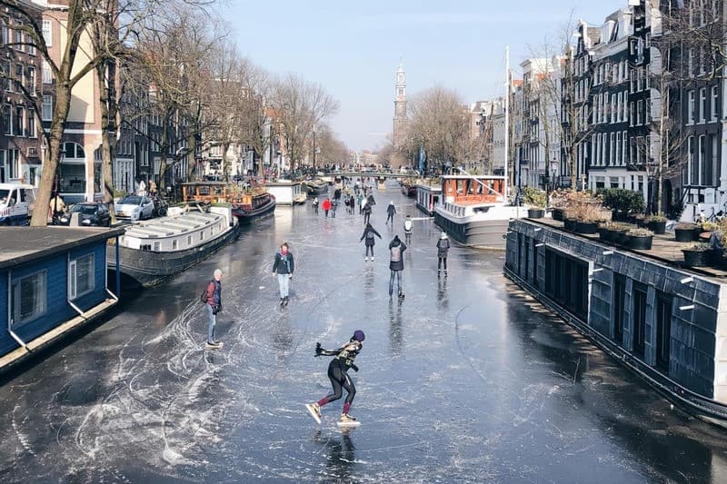 mùa đông châu âu hà lan