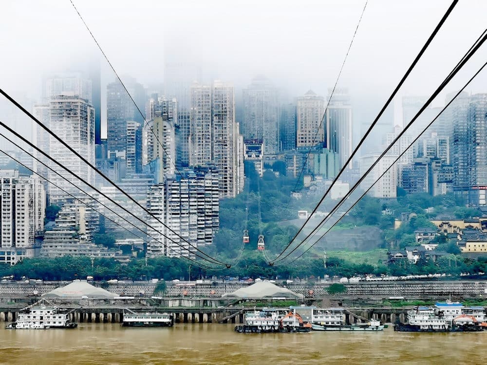 Trùng Khánh và lớp sương mù bao quanh thành phố