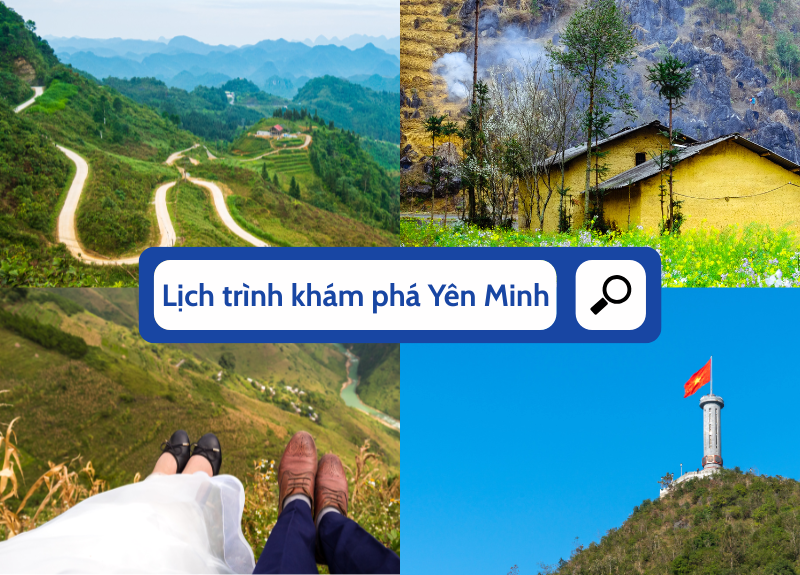 lịch trình khám phá thị trấn yên minh
