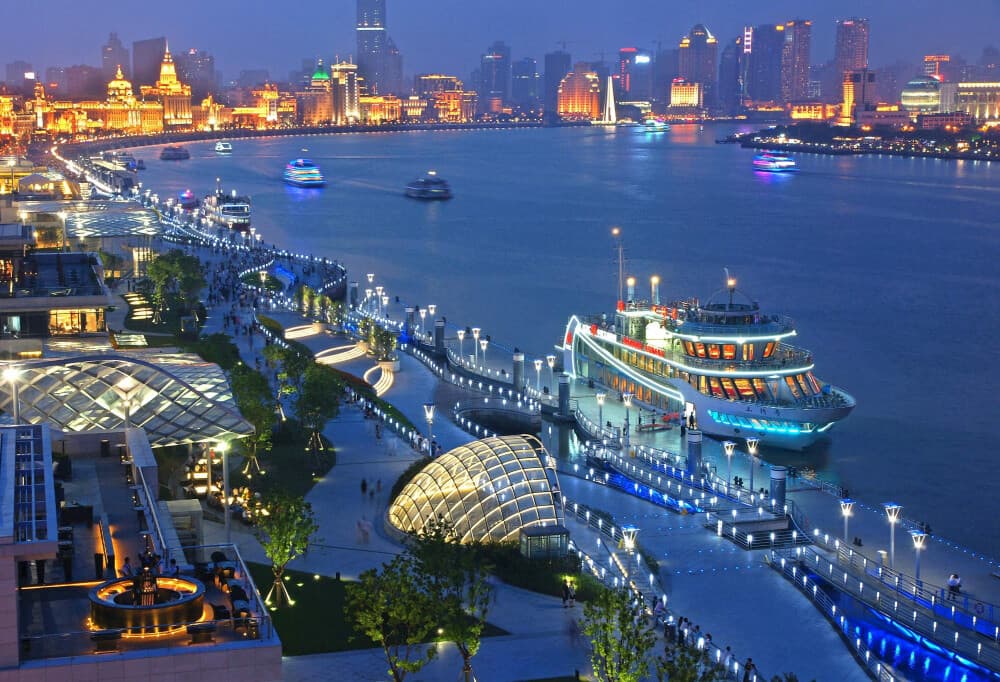 du thuyền trên sông Hoàng Phố