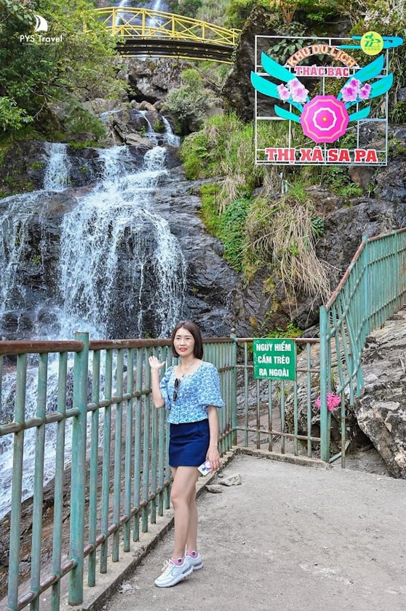 Thác Bạc Sapa check-in