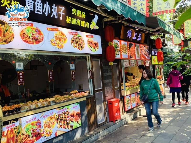 Phố ăn vặt Jiupin