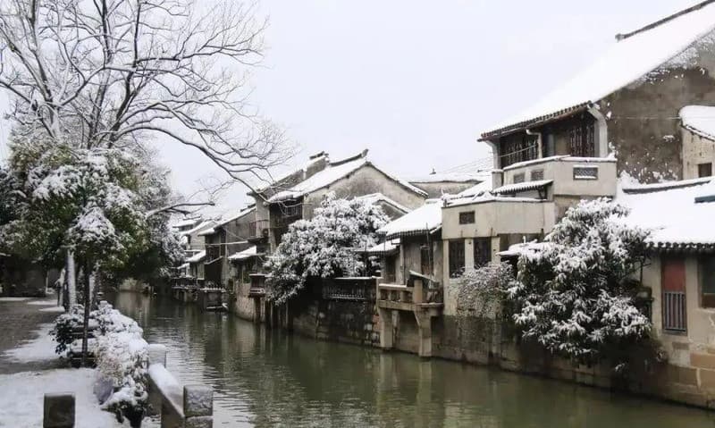 Cổ trấn Tô Châu mùa đông