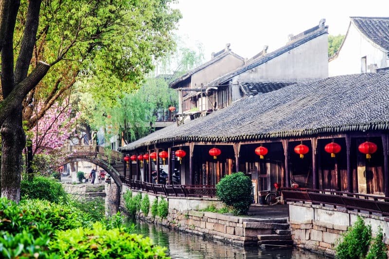 mùa xuân cổ trấn Tô Châu