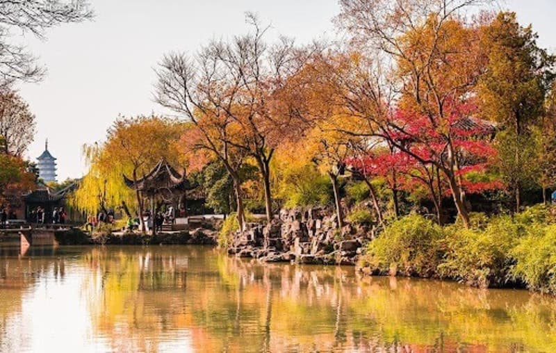 cổ trấn Tô Châu mùa thu